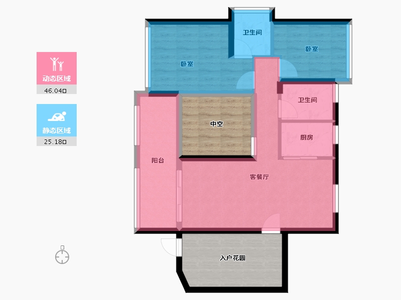 广东省-惠州市-海恋家-81.13-户型库-动静分区