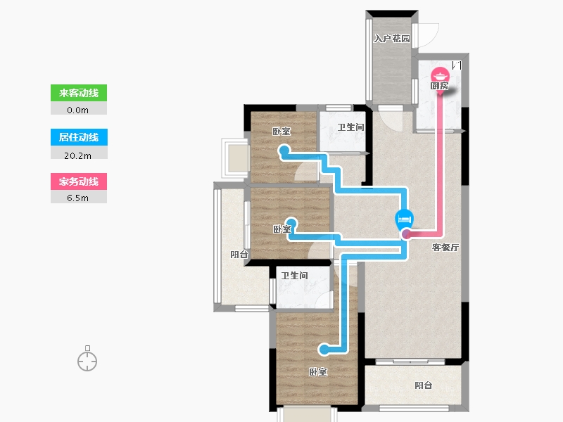 广东省-汕头市-天悦湾-93.01-户型库-动静线