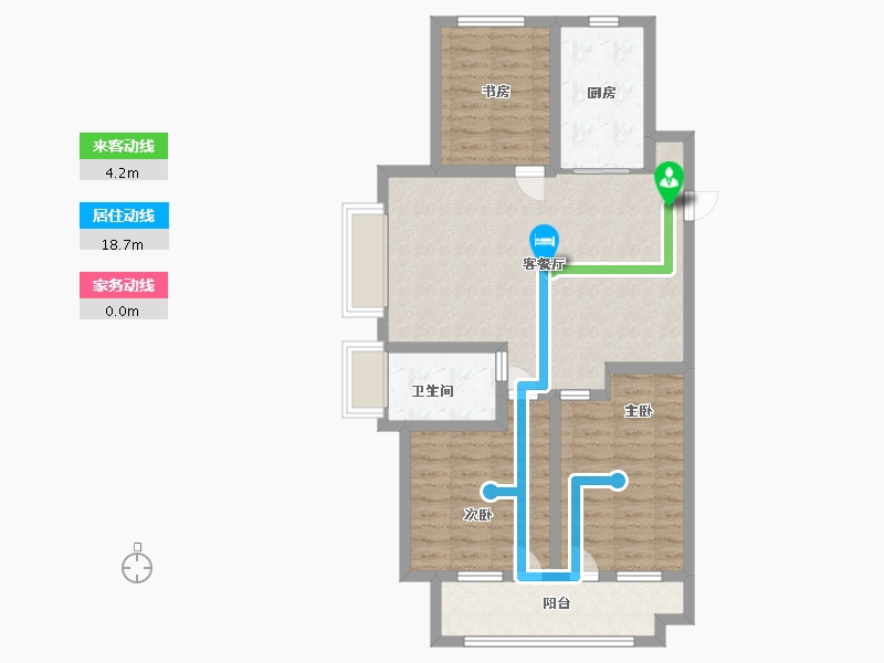 山东省-潍坊市-博裕7号-83.19-户型库-动静线