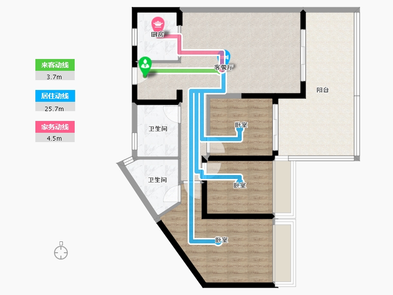 广东省-湛江市-鼎龙湾国际海洋度假区-92.45-户型库-动静线