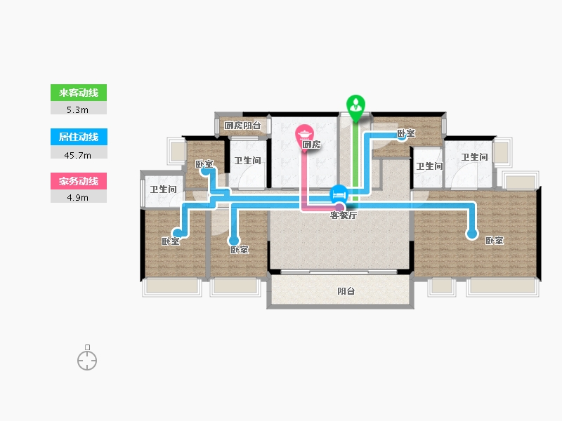 广东省-湛江市-湛江招商国际邮轮城-168.00-户型库-动静线