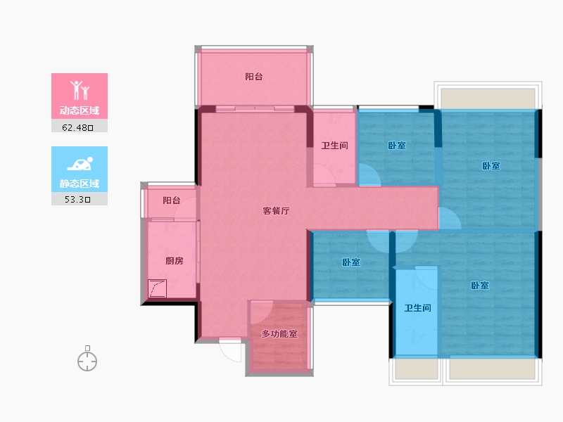 广东省-湛江市-朗悦轩-104.03-户型库-动静分区