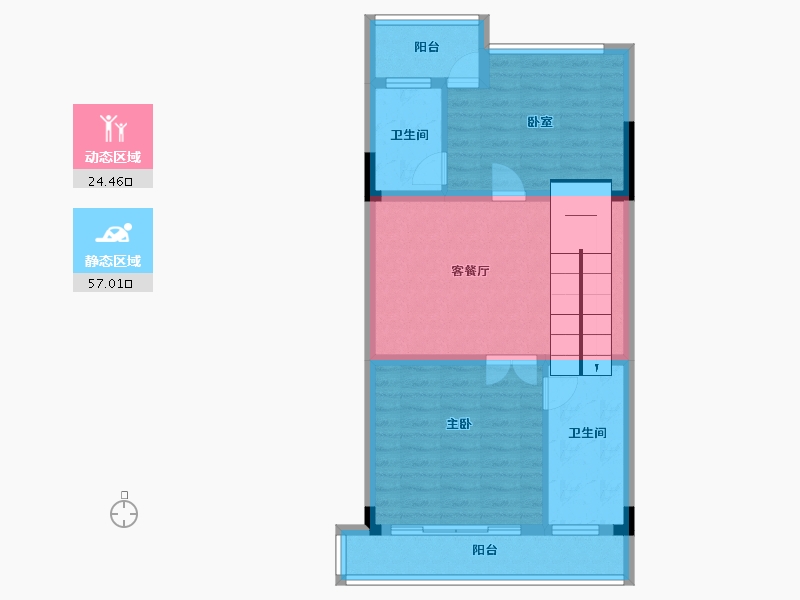 广东省-惠州市-星河山海半岛-72.45-户型库-动静分区