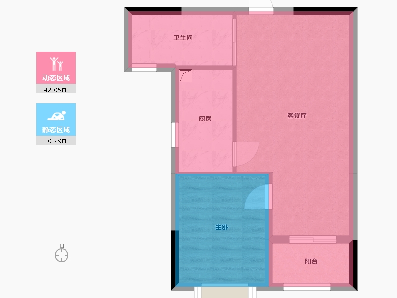 湖南省-长沙市-中梁御府-47.35-户型库-动静分区