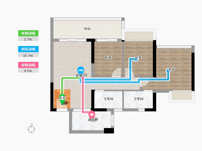 广东省-惠州市-星河山海半岛-74.11-户型库-动静线