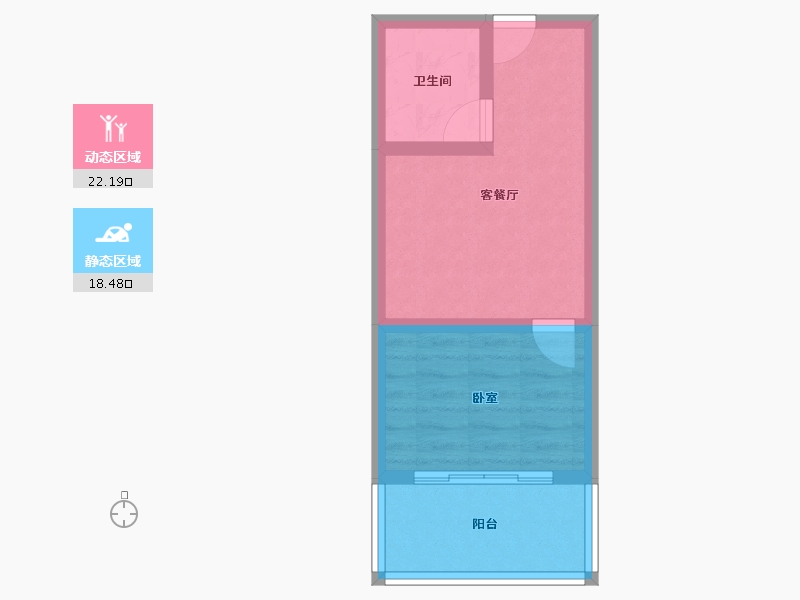 广东省-湛江市-荣福君至壹号-35.75-户型库-动静分区