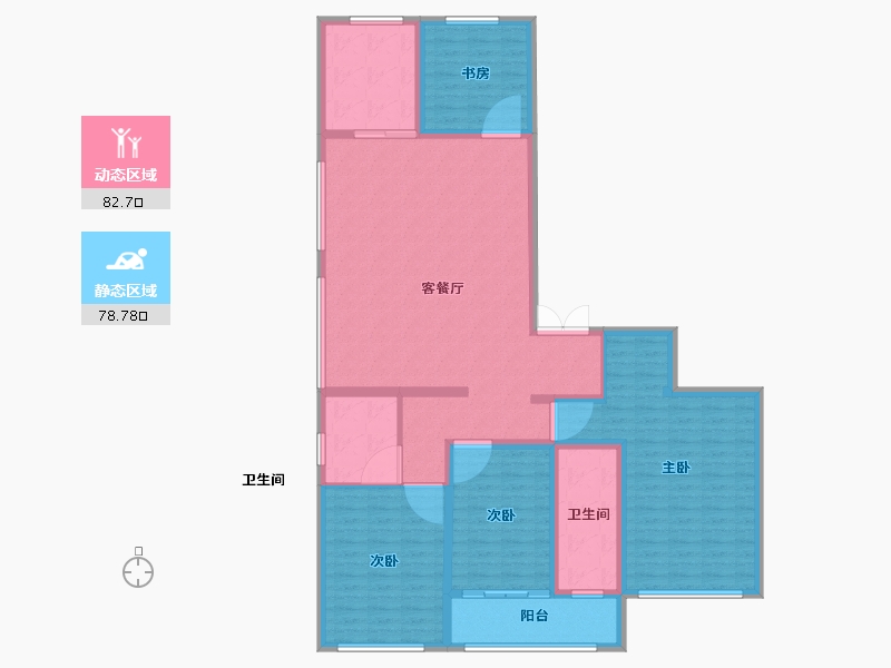 山东省-威海市-望府公馆-146.00-户型库-动静分区