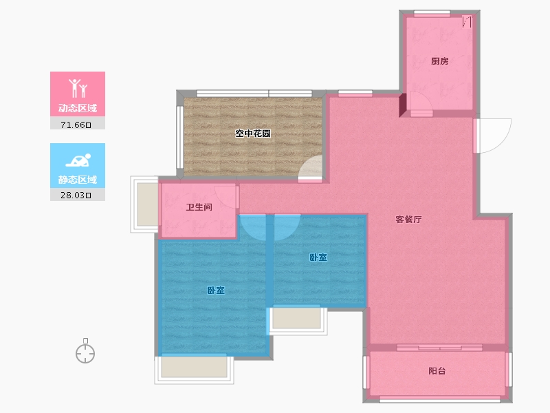 湖北省-宜昌市-清江·月亮湾-104.07-户型库-动静分区