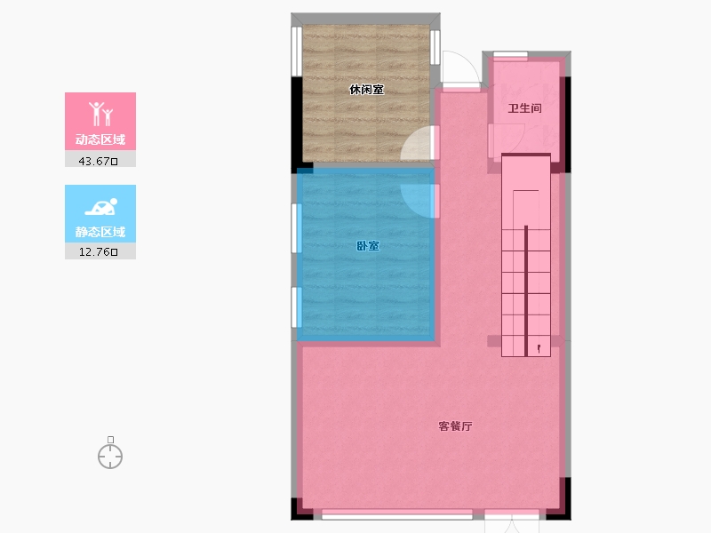 广东省-惠州市-星河山海半岛-60.29-户型库-动静分区