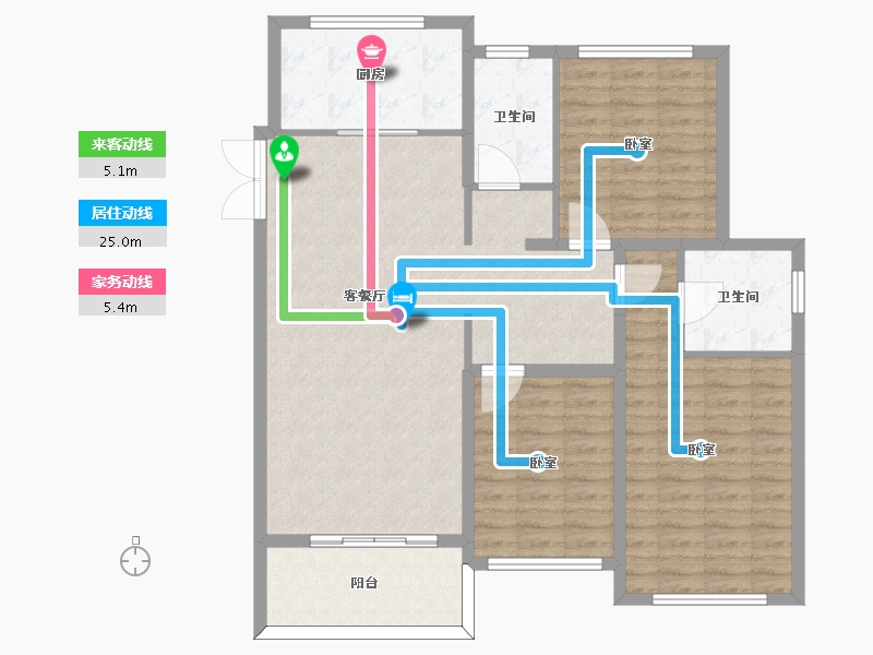 河南省-信阳市-潢川御景苑-112.00-户型库-动静线