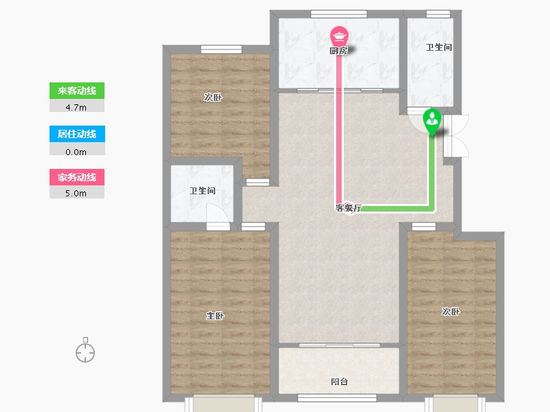 山东省-潍坊市-恒信·御峰-97.60-户型库-动静线