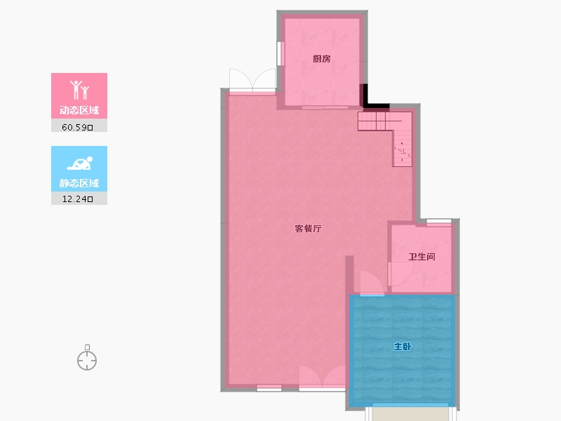 广东省-惠州市-雅居乐御宾府-67.08-户型库-动静分区