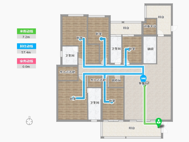 广东省-汕头市-御海天宸-200.86-户型库-动静线