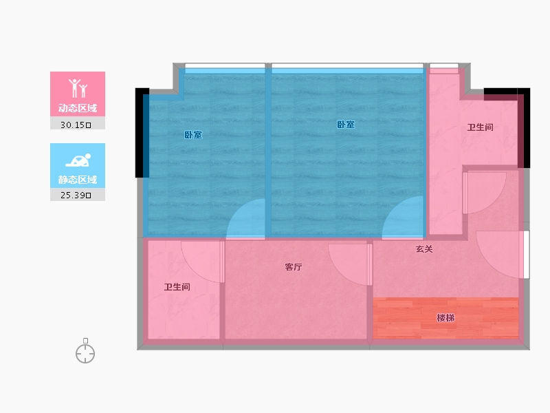 广东省-广州市-花生大厦-50.00-户型库-动静分区