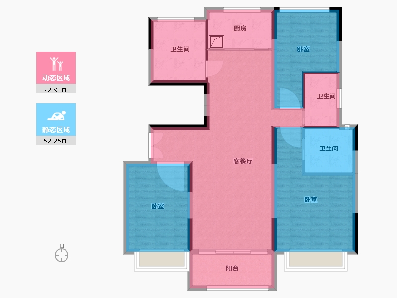 河南省-商丘市-京都九如府-113.00-户型库-动静分区