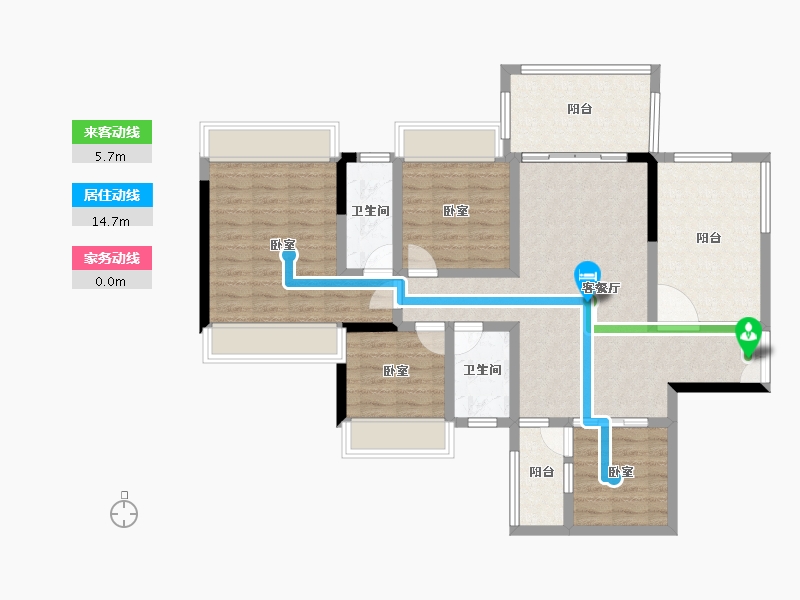 广东省-湛江市-威雅沿江半岛-104.06-户型库-动静线