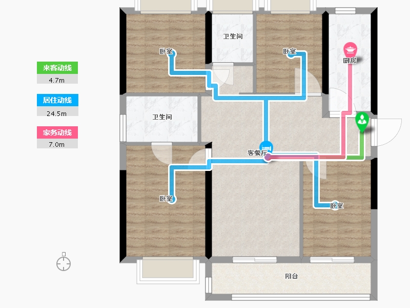 湖北省-武汉市-光谷未来城-98.01-户型库-动静线