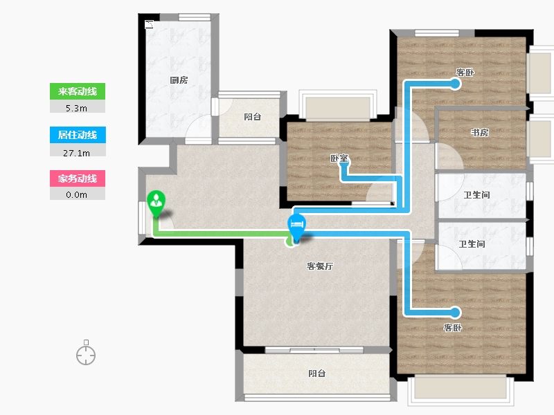 广东省-肇庆市-恒大御湖城-113.99-户型库-动静线