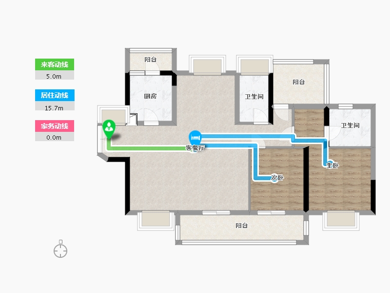 广东省-惠州市-中洲半岛城邦-101.05-户型库-动静线