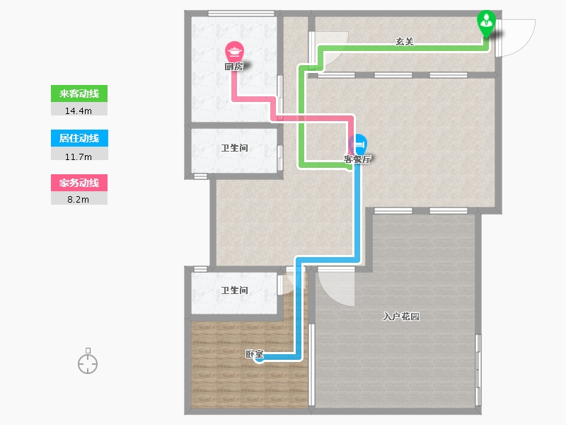 贵州省-安顺市-银城誉景三合-173.20-户型库-动静线