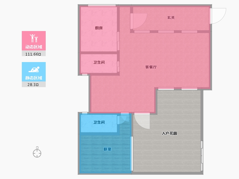 贵州省-安顺市-银城誉景三合-173.20-户型库-动静分区