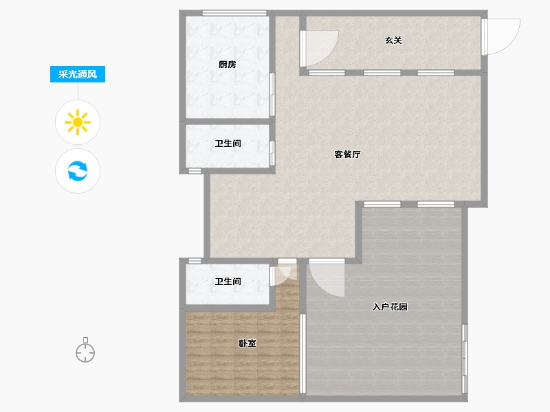 贵州省-安顺市-银城誉景三合-173.20-户型库-采光通风