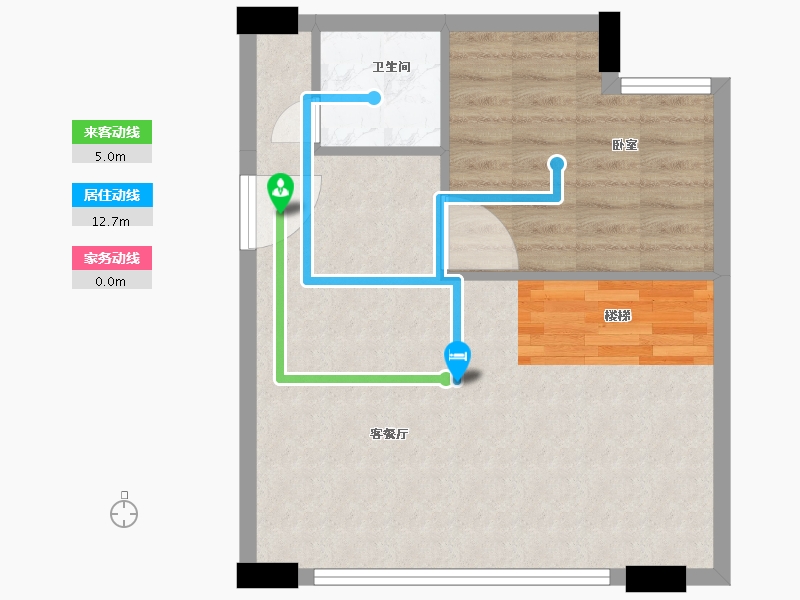 广东省-广州市-花生大厦-53.00-户型库-动静线