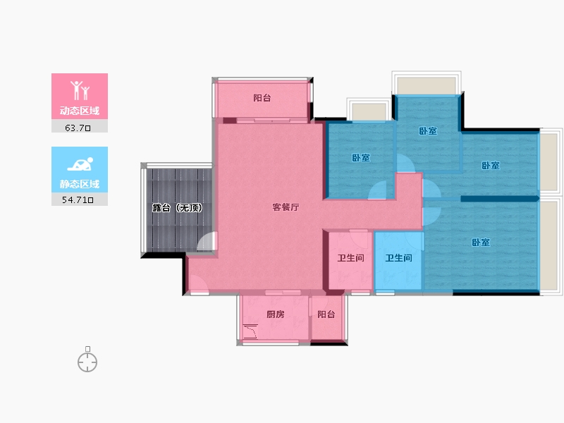 广东省-广州市-三水冠军城-116.41-户型库-动静分区