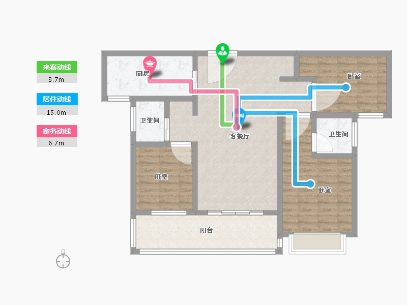 河南省-许昌市-御湖豪庭-98.00-户型库-动静线