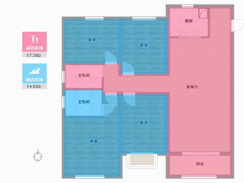 河南省-商丘市-中梁荣华城-99.38-户型库-动静分区