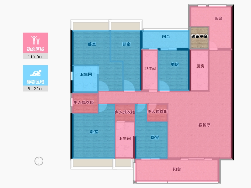 广东省-汕头市-御海天宸-179.00-户型库-动静分区