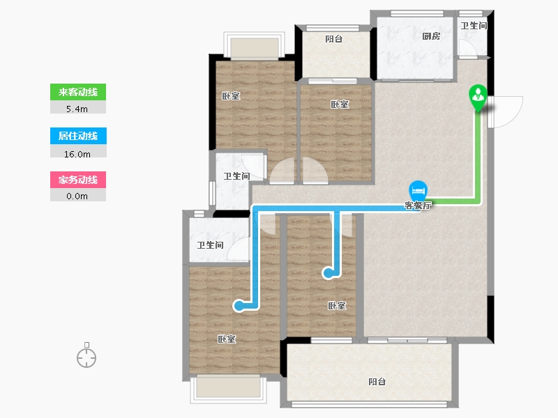 广东省-汕头市-和平金丰广场-131.90-户型库-动静线