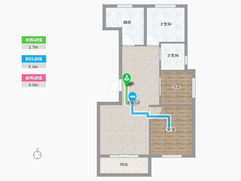 河南省-开封市-宝业龙湖御城-78.30-户型库-动静线