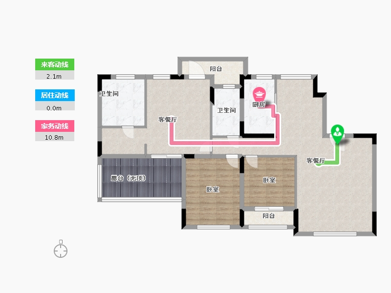 河南省-许昌市-恒大悦龙台-115.10-户型库-动静线