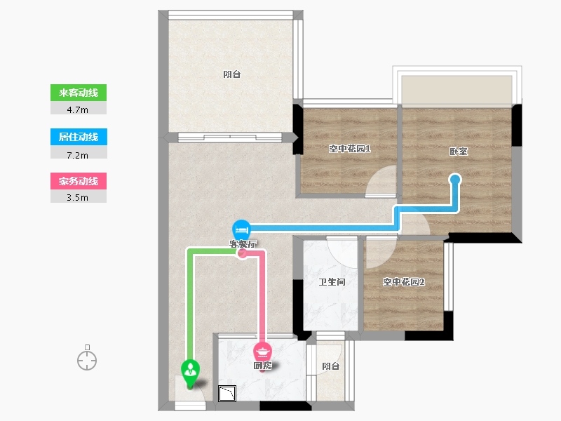 广东省-江门市-新熙花园-59.00-户型库-动静线