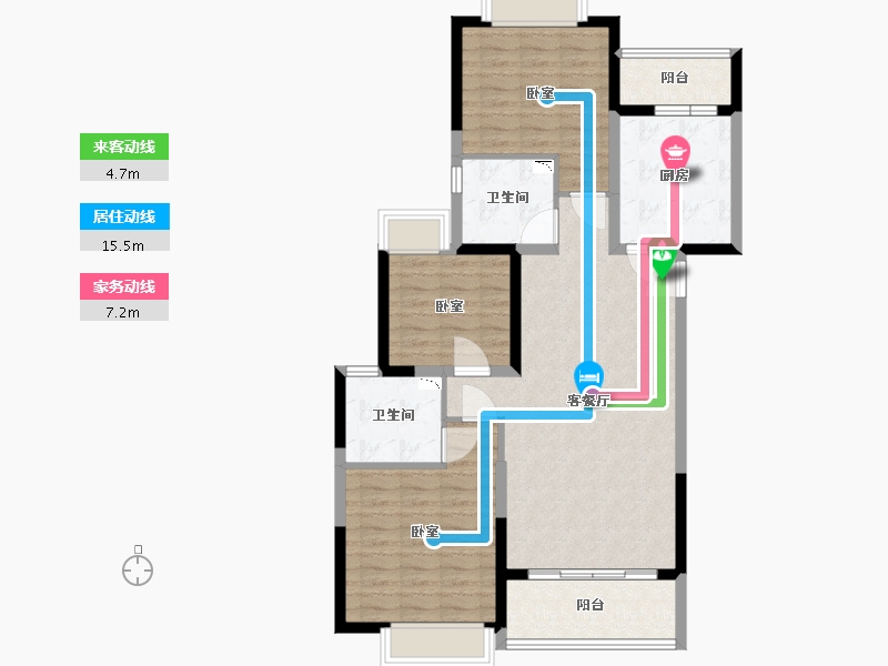 河南省-许昌市-恒大悦龙台-98.21-户型库-动静线