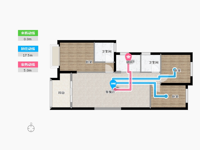 湖北省-武汉市-顶琇国际城-94.00-户型库-动静线