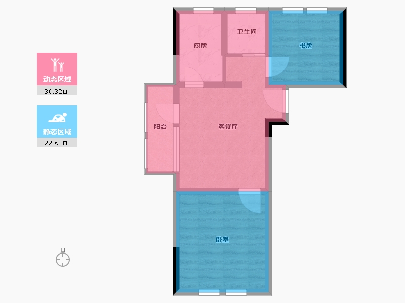 湖北省-宜昌市-海航通航空港城-46.26-户型库-动静分区