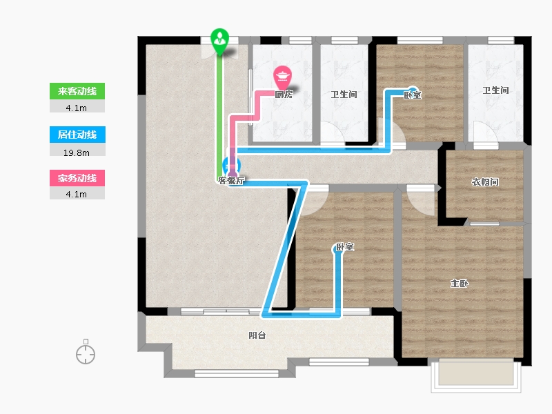 山东省-东营市-东营春风十里-112.25-户型库-动静线