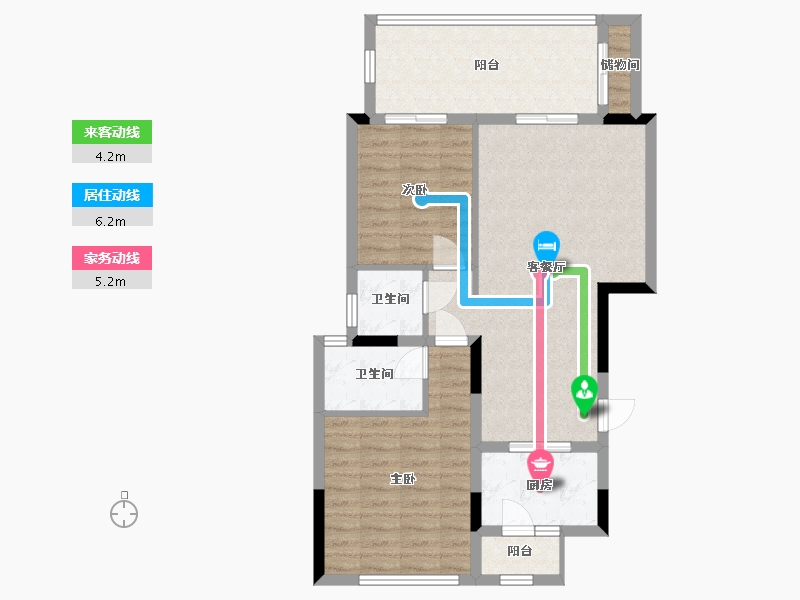 广东省-惠州市-中海汤泉-82.45-户型库-动静线