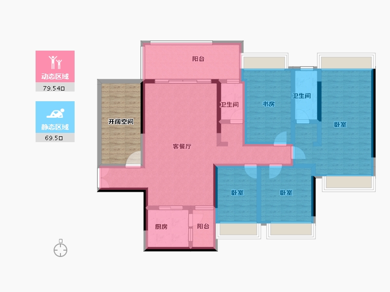 广东省-湛江市-康馨嘉园-145.05-户型库-动静分区