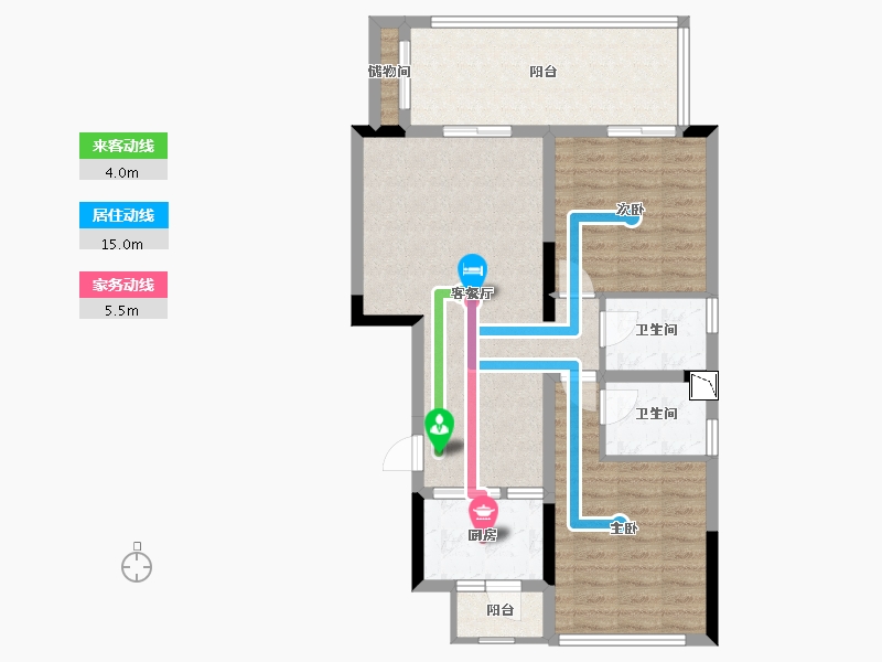 广东省-惠州市-中海汤泉-83.51-户型库-动静线