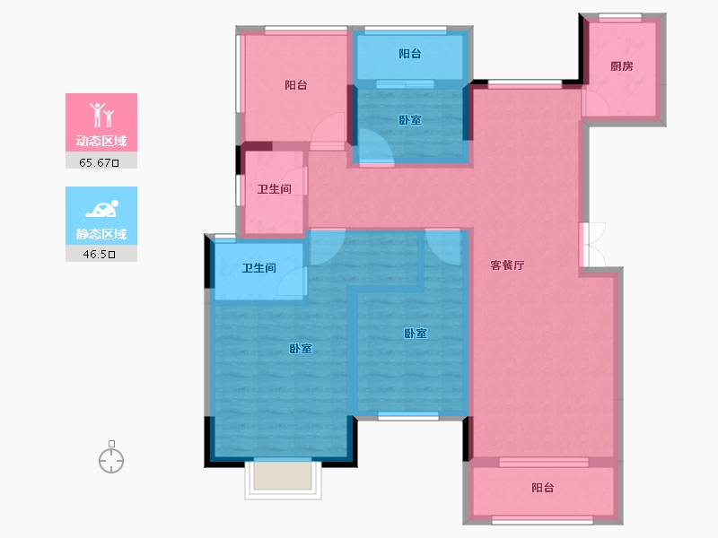 河南省-开封市-通许田润新城-99.46-户型库-动静分区