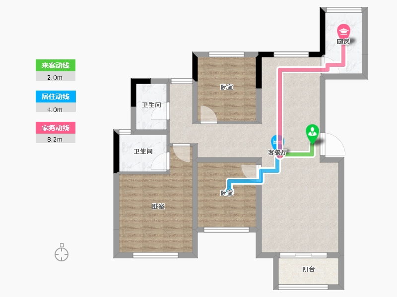 河南省-开封市-通许田润新城-85.56-户型库-动静线