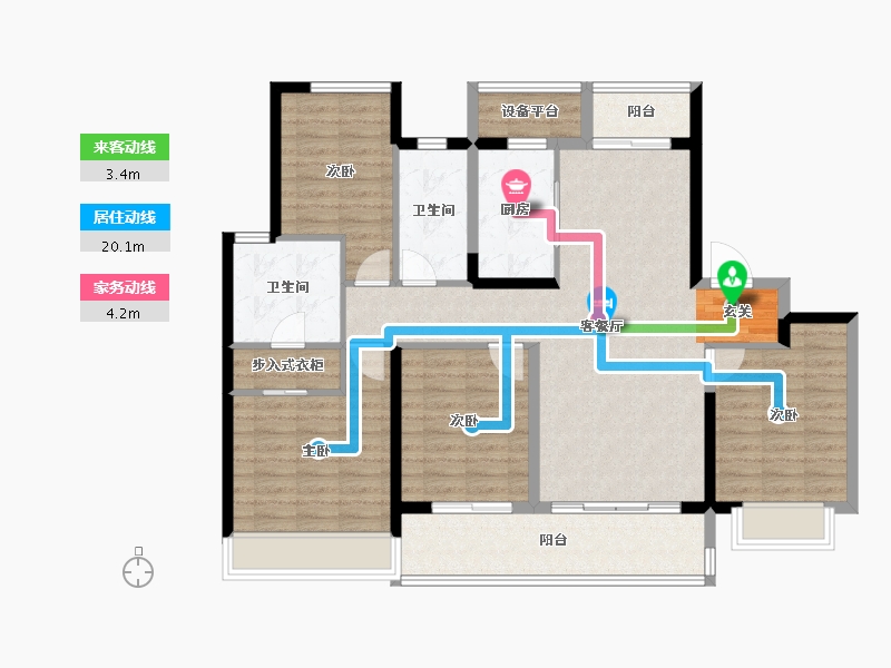 江苏省-常州市-琅越龙洲-114.18-户型库-动静线