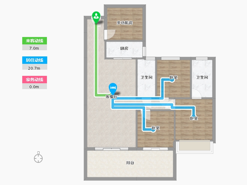 湖南省-衡阳市-合兴中心城-99.04-户型库-动静线