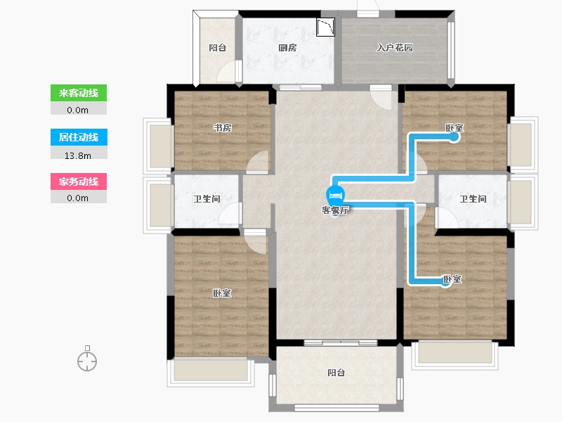 广东省-惠州市-隆生文岭西堤-129.30-户型库-动静线