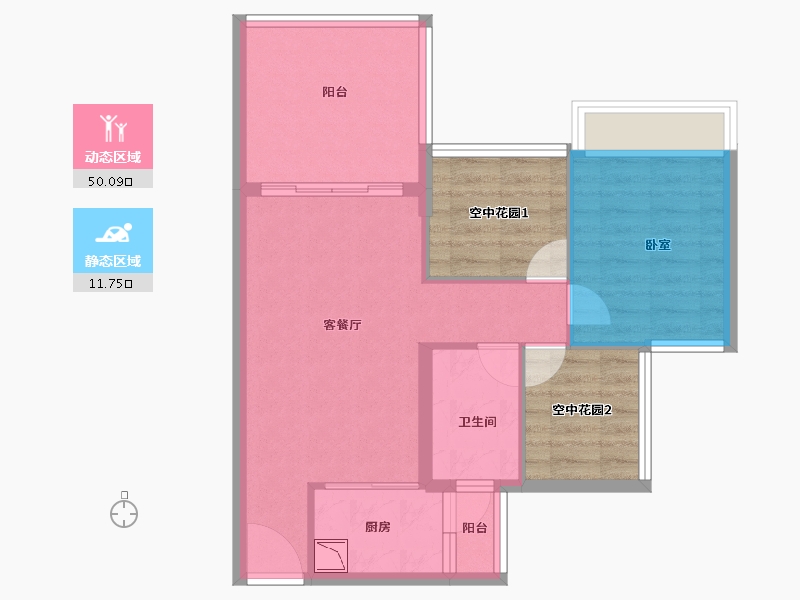 广东省-江门市-新熙花园-67.21-户型库-动静分区