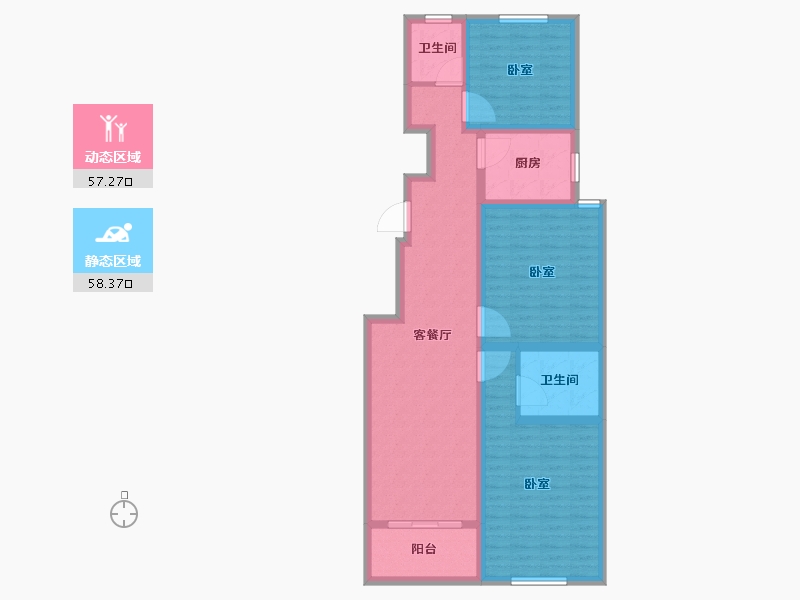 河南省-开封市-香榭华庭-103.00-户型库-动静分区