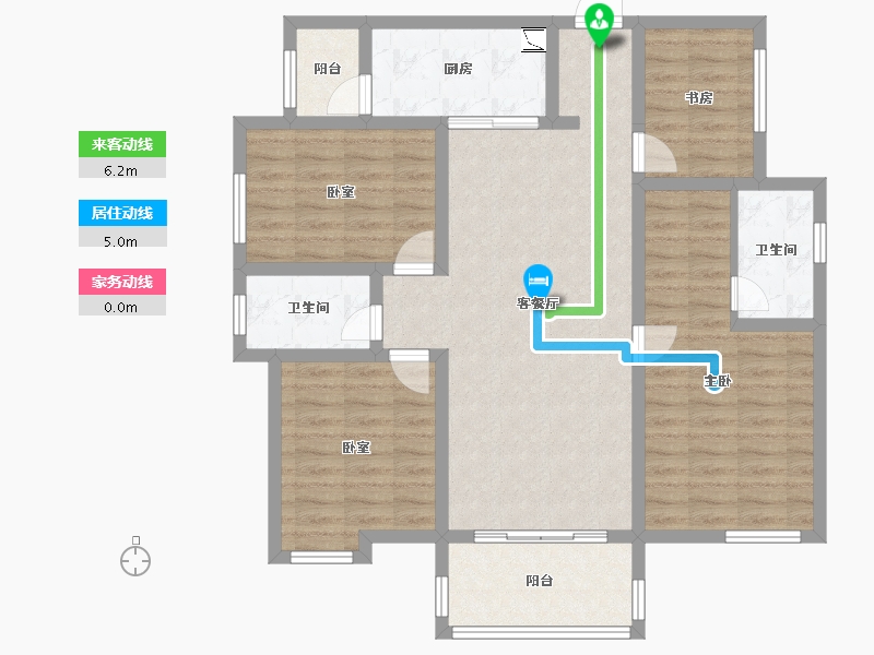 广西壮族自治区-贺州市-钟山彰泰城-103.42-户型库-动静线